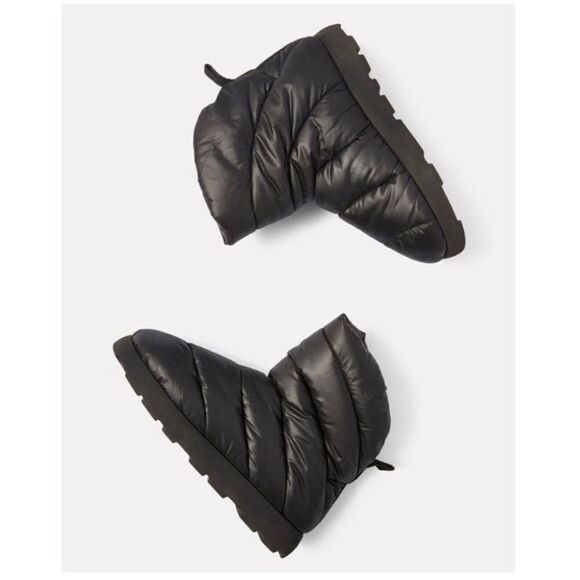 Piumestudio Luna Black Pillow Boot Womens 37/6.5 Ankle Bootie Vegan - Picture 1 of 10